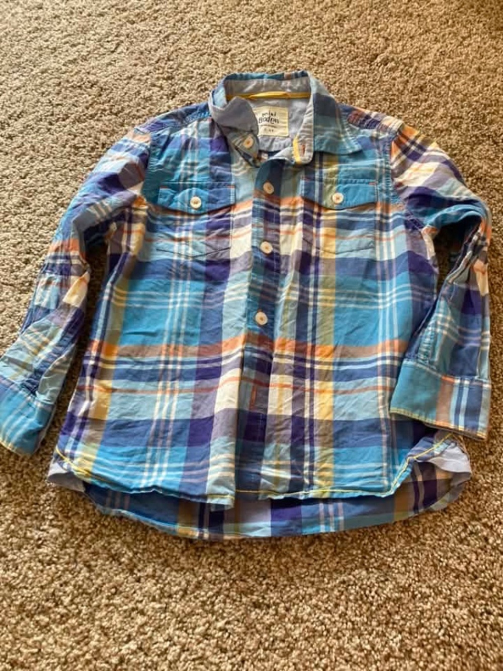Boden button down shirt size 3/4